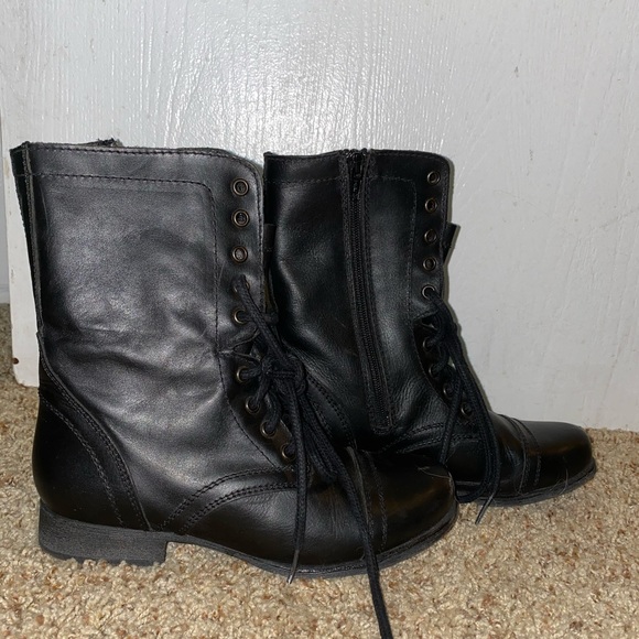 STEVE MADDEN Troopa Boots in Black - Picture 2 of 4